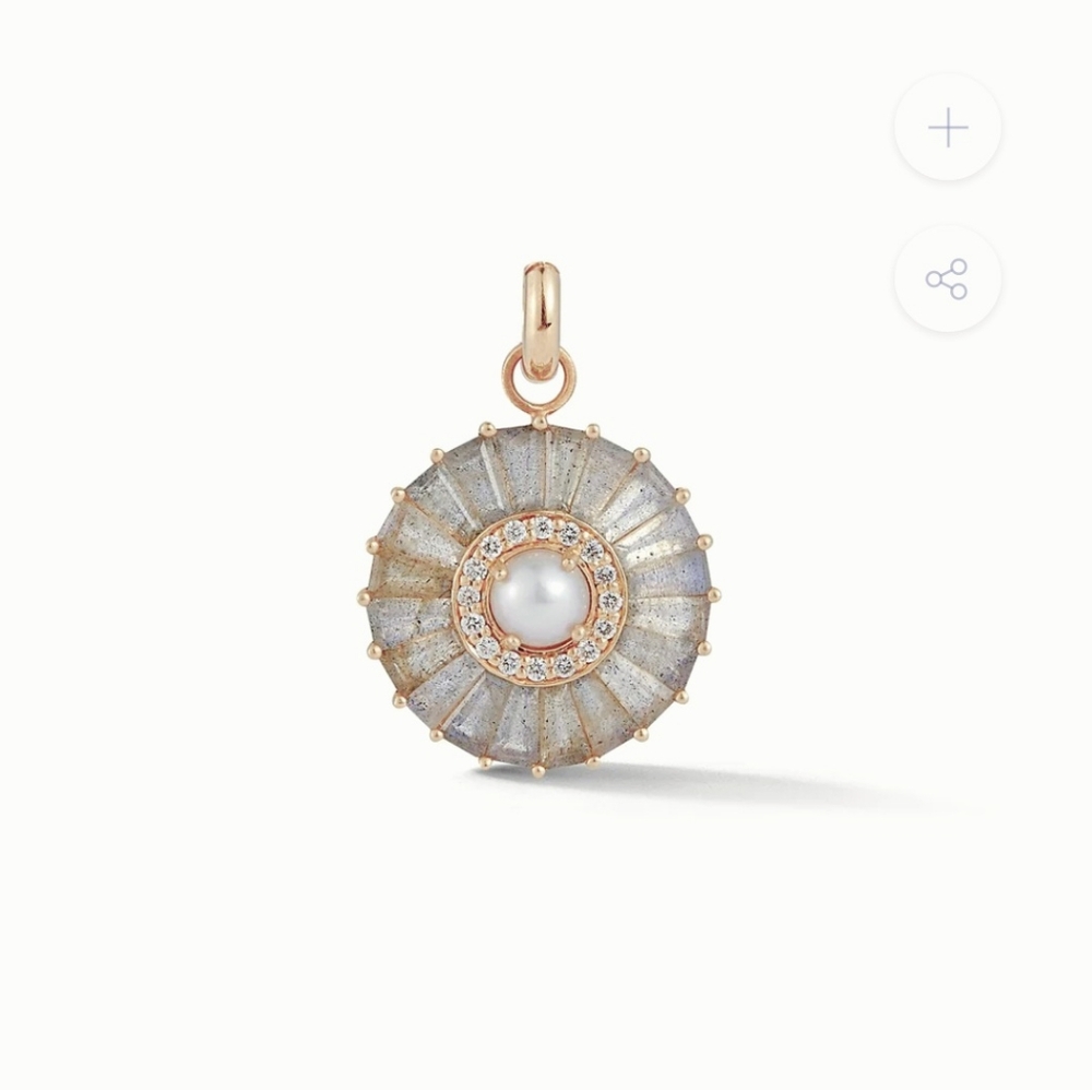 Emily Labradorite 14k Charm